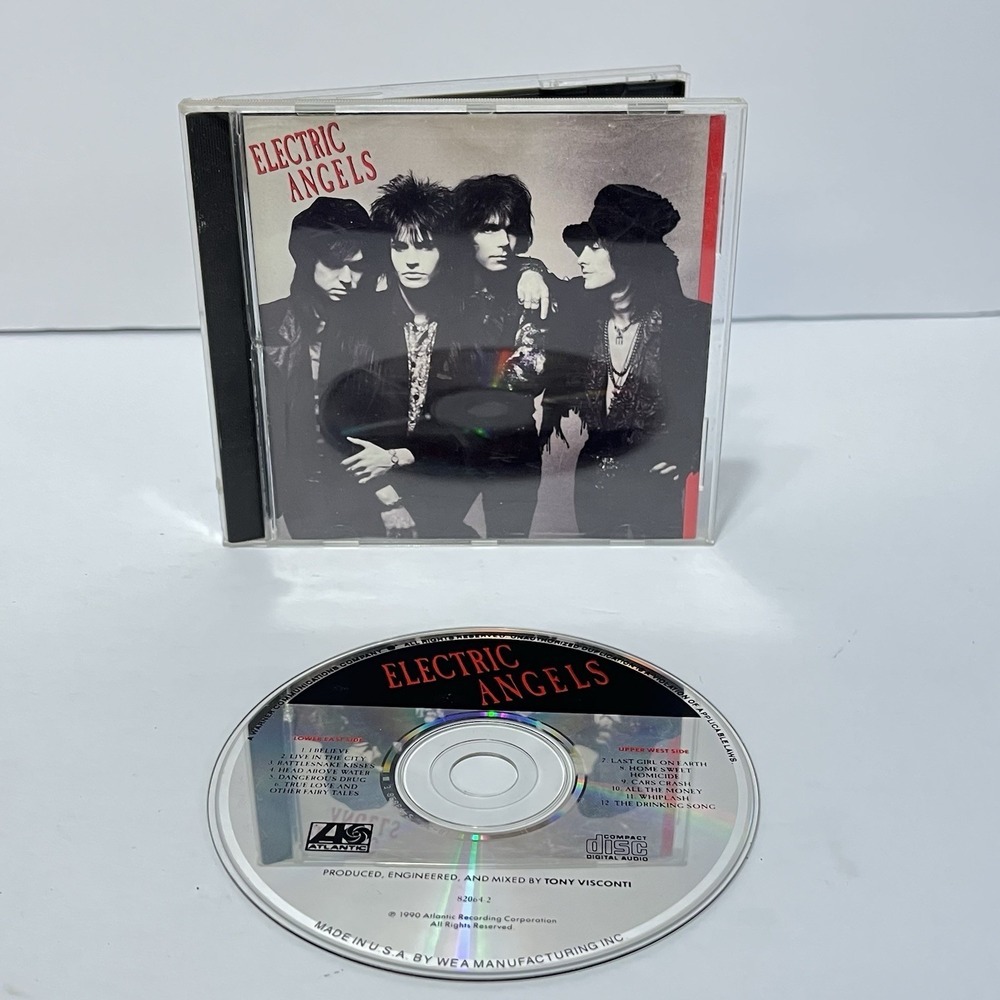Electric Angels Self Titled CD Original 1990 Press Atlantic Records Metal Music